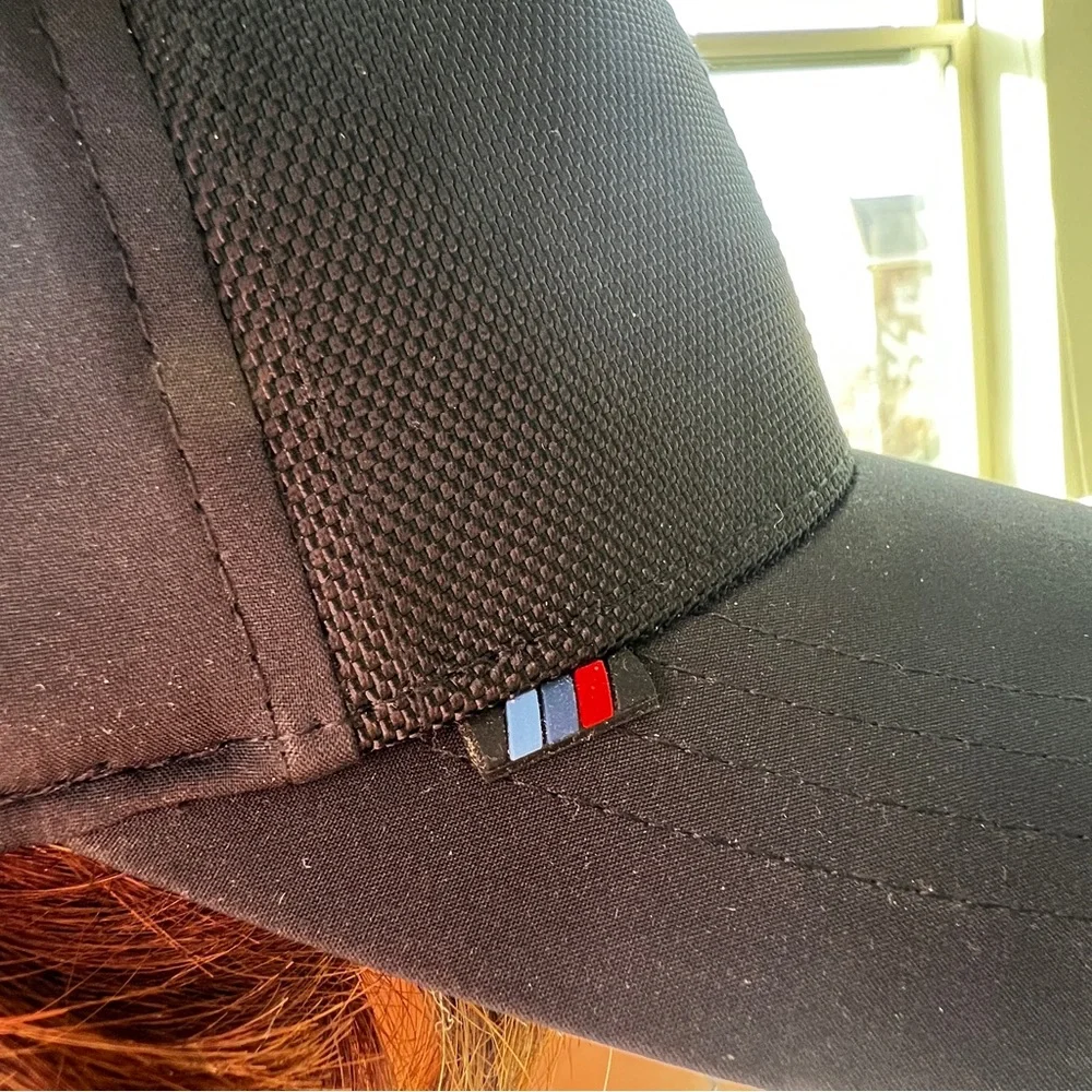 BMW Limited Edition M Racing Metallic Black Silver Logo Ball Cap Flexfit Hat NEW - Picture 3 of 16
